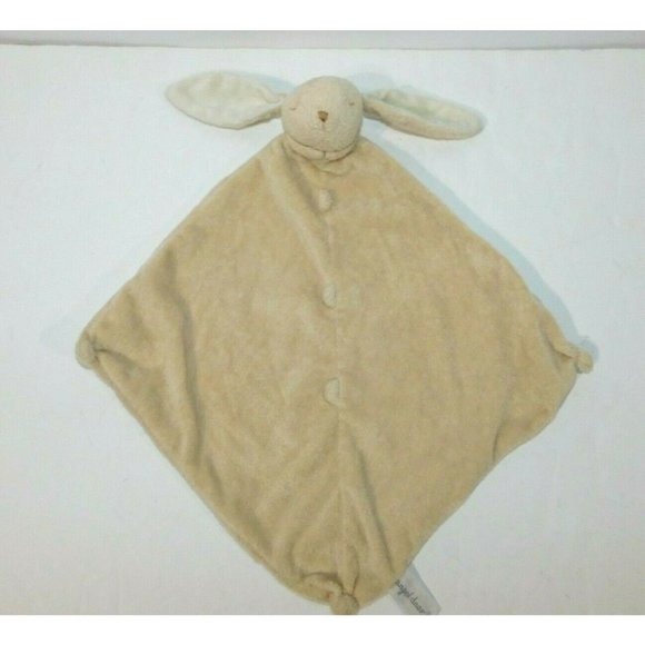 Angel Dear Tan Beige Cream Bunny Rabbit Security Blanket Nunu Baby infant Lovey - Picture 3 of 8